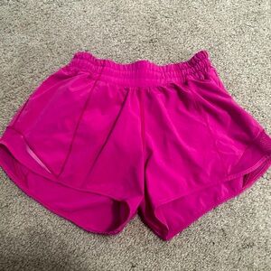 Women's Pink Lululemon Hotty Hot Shorts